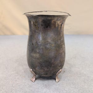 International Silver Co Handmade Silverplated Footed Pitcher with Lid image 1