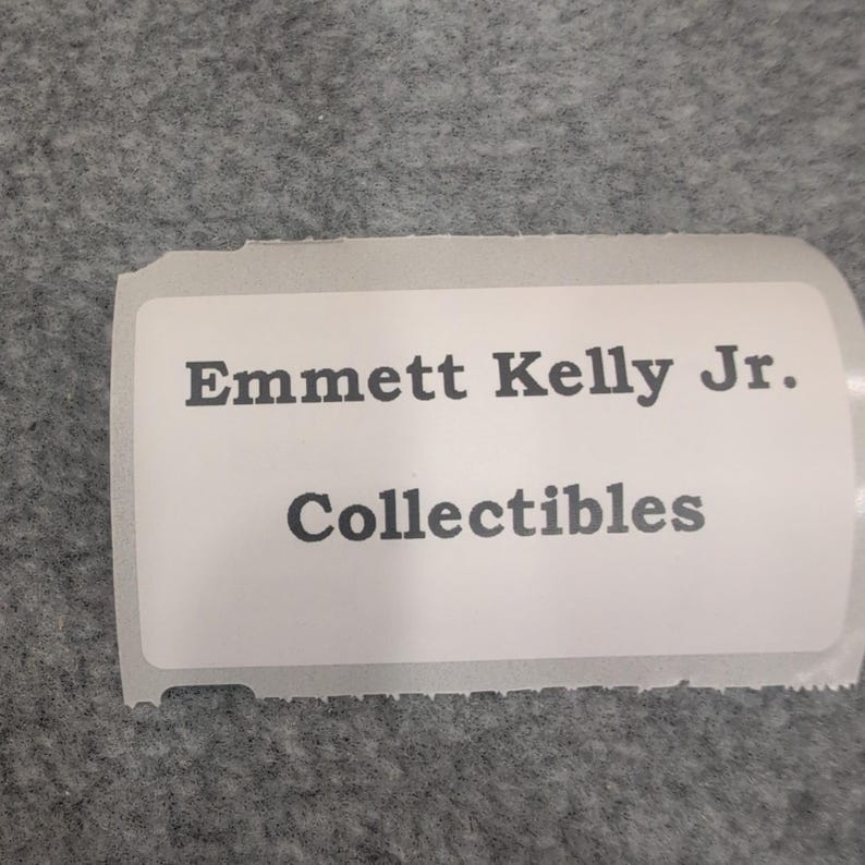 Emmett Kelly Jr Collectibles Porcelain Clown Figurine Riding Unicycle image 7