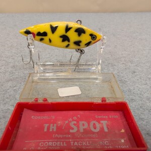 Cordells Hot Spot Series 2100 Fishing Lure Yellow Black Spots image 2