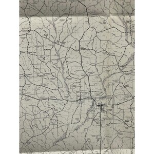 VTG 1980 General Highway Map Crenshaw County Alabama 28" x 18" Luverne Brantley image 4