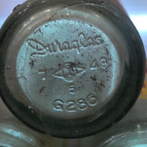 3 Vtg Royal Crown RC Cola Pyramid Glass Bottles Chattanooga Montgomery Bowling G image 5