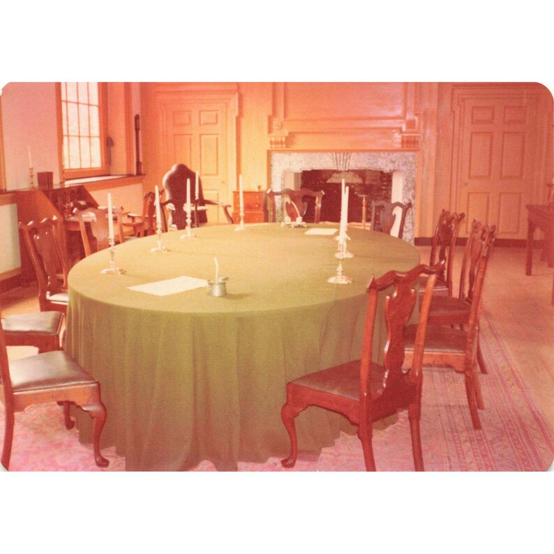 Vintage 1974 Philadelphia Independence Hall Rising Sun Chair Photo Lot 24 image 20