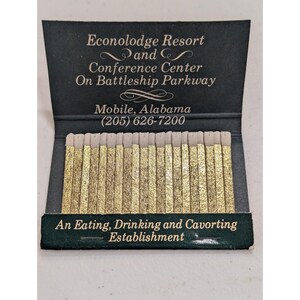 Kimberly's Mobile Alabama Matchbook EconoLodge Resort Battleship Pkwy image 3