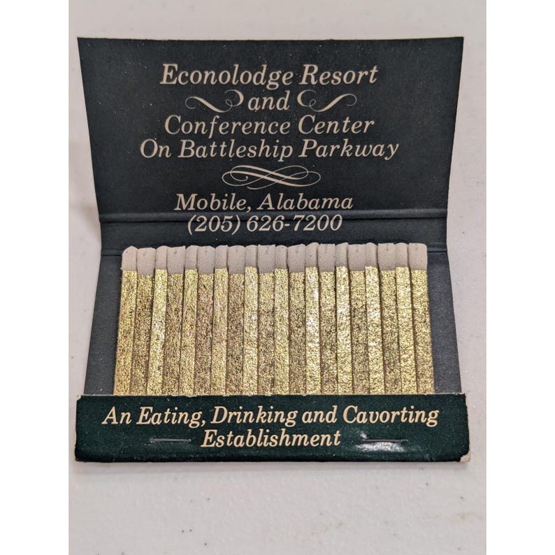 Kimberly's Mobile Alabama Matchbook EconoLodge Resort Battleship Pkwy image 3