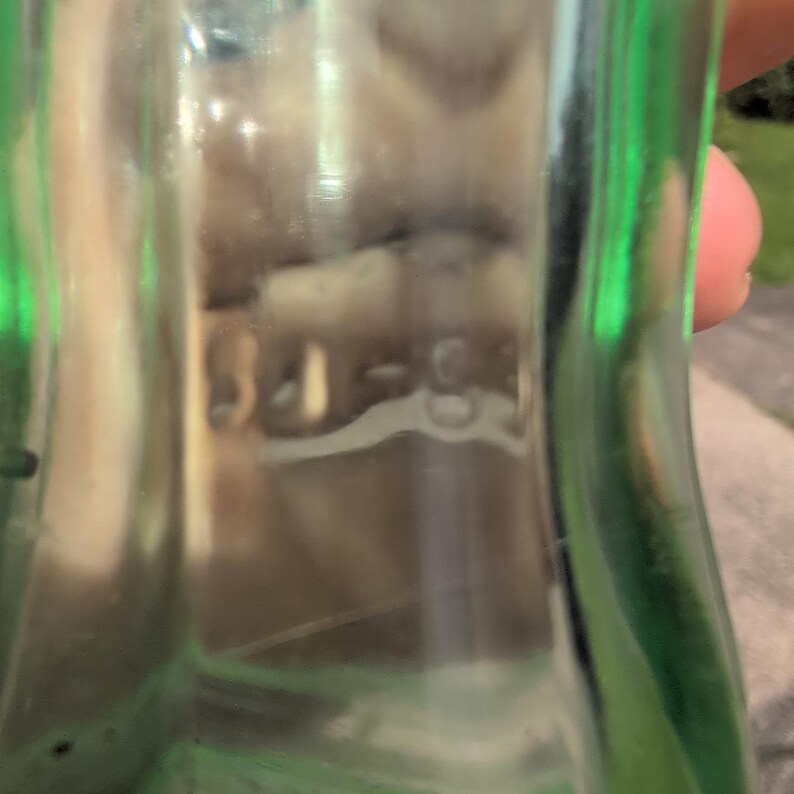 Vintage Coca-Cola Birmingham Alabama Hobbleskirt 6.5 oz Green Glass Coke Bottle image 3