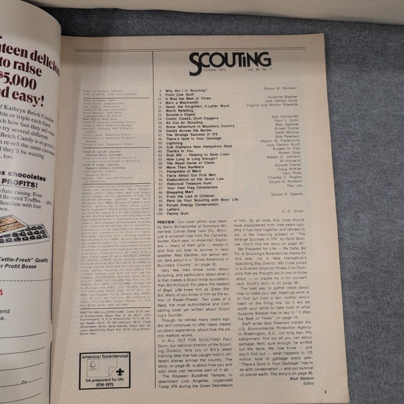Scouting Magazine Collection Lot of 6 Vintage Issues 1970s image 4