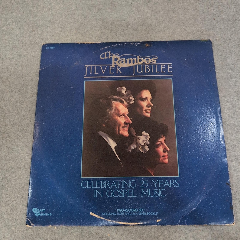 The Rambos Silver Jubilee 2-LP Vinyl Gospel Music Heart Warming Records image 1