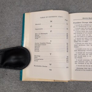 Minute Masterpieces Lucy Gertsch 1972 Bookcraft Inspirational Prose Verse Book image 4