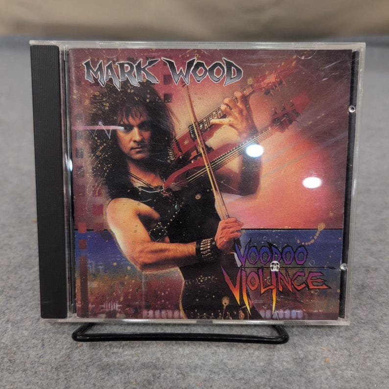 Mark Wood Voodoo Violince CD 1991 Guitar Recordings Hard Rock Electric Violin image 1