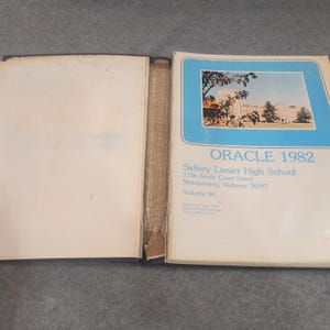 1982 Sidney Lanier High School Yearbook Oracle Vol 64 Montgomery Alabama AL image 4
