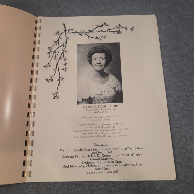 Melodier från vårt förflutna Helen D Roquemore Order of the Eastern Star Georgia Book bild 2