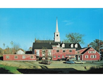 Dublin NH Yankee Office Chrome Postcard Robb Sagendorph c1960s New Hampshire