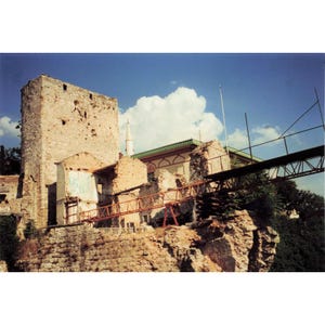 Vintage 1999 Bosnia Mostar SFOR US Soldiers War-Damaged Town Photo Lot of 8 image 1