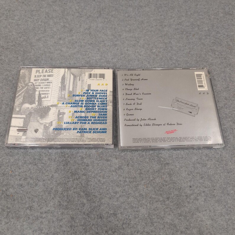 Earl Slick In Your Face & The Earl Slick Band CD Lot Metal Blade Rock Guitar image 2