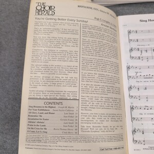 Lot of 17 The Choir Herald March April 1995 Choral Music Magazine Lorenz image 2
