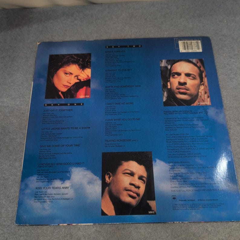 Lisa Lisa & Cult Jam Straight to the Sky 1989 Vinyl LP Promo Columbia C 44378 image 2