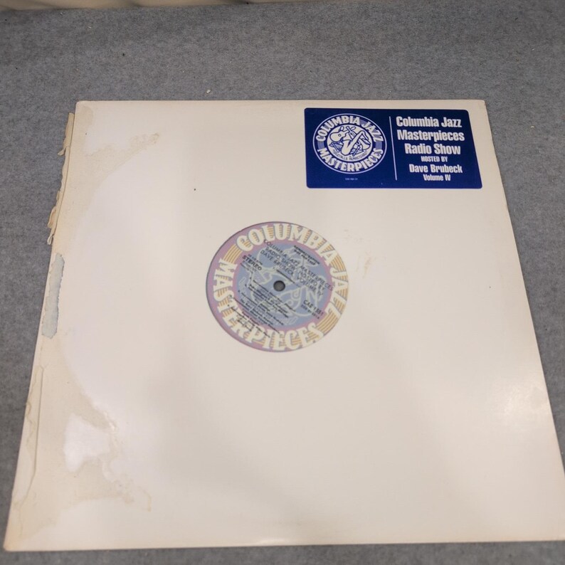 Columbia Jazz Masterpieces Radio Show Vol. IV Dave Brubeck Promo Vinyl LP CAS1551 zdjęcie 1