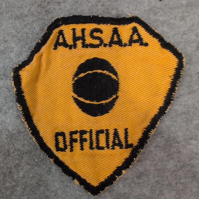 Écusson officiel VTG des années 1950-60 de l'association sportive du lycée AHSAA de l'Alabama image 1