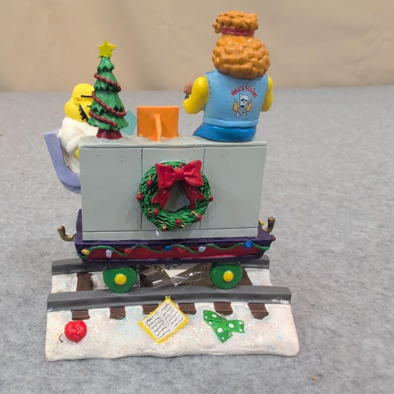 Figura navideña de Los Simpson: Terapia de vacaciones - Expreso de Navidad - Meathook Dr. Monroe 0101 imagen 3