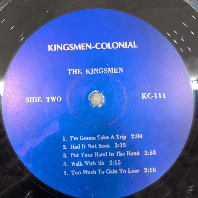 The Kingsmen Presented By Colonial Mobile Homes Vinyl LP Stereo KC-111 Gospel image 4