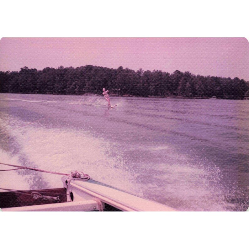 Vintage 1970s Lake Water Skiing Photos Lot of 6 Mercury 650 Motor 3.5x5 image 3