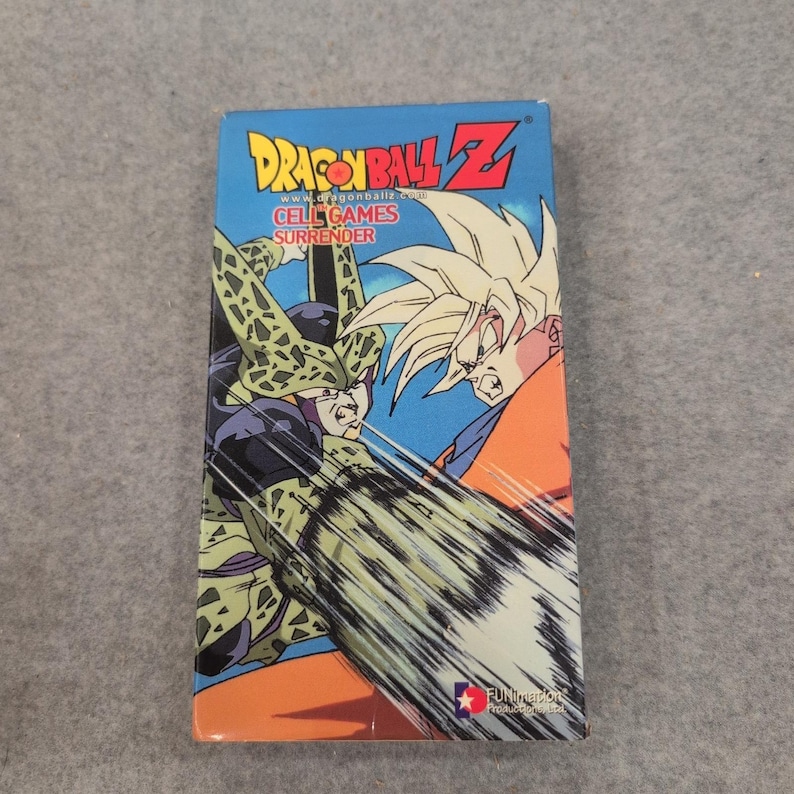 Dragon Ball Z Cell Games Surrender VHS FUNimation 2002 Episodes 163-165 Anime image 1