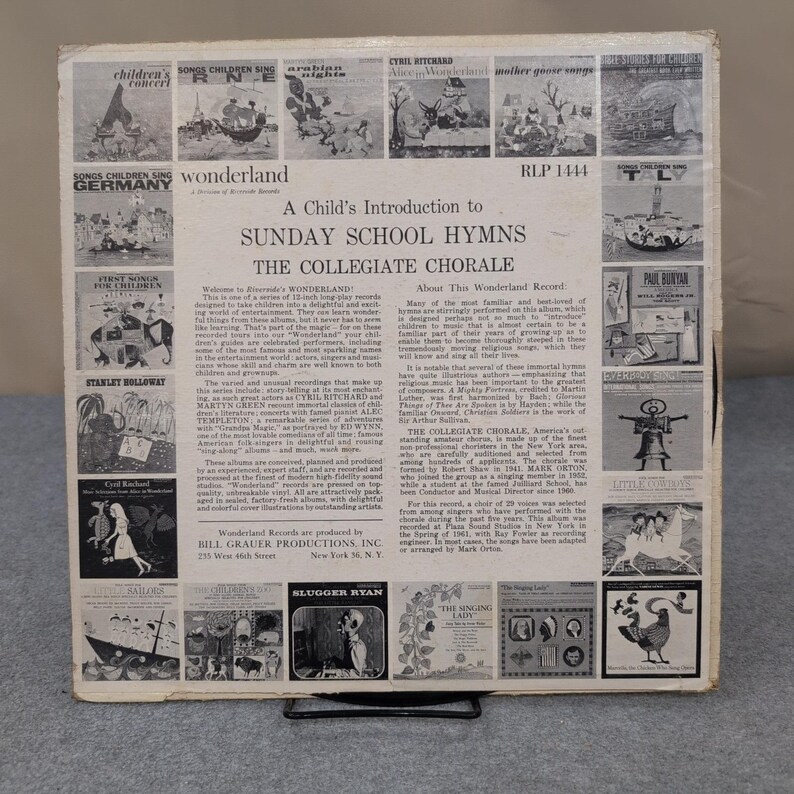 Eine Kindereinführung in die Sonntagsschullieder Vinyl LP RLP 1444 Bild 2