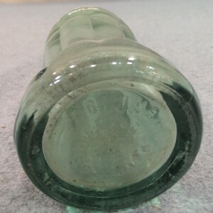 Vintage Coca-Cola 6.5oz Glass Bottle Columbus GA White ACL Label Hobbleskirt image 3