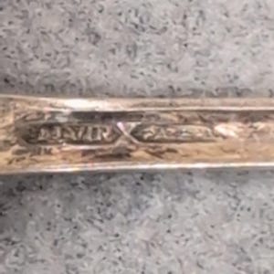 Alvin Patent Spoons Set of 6 Antique Serving Tableware image 4