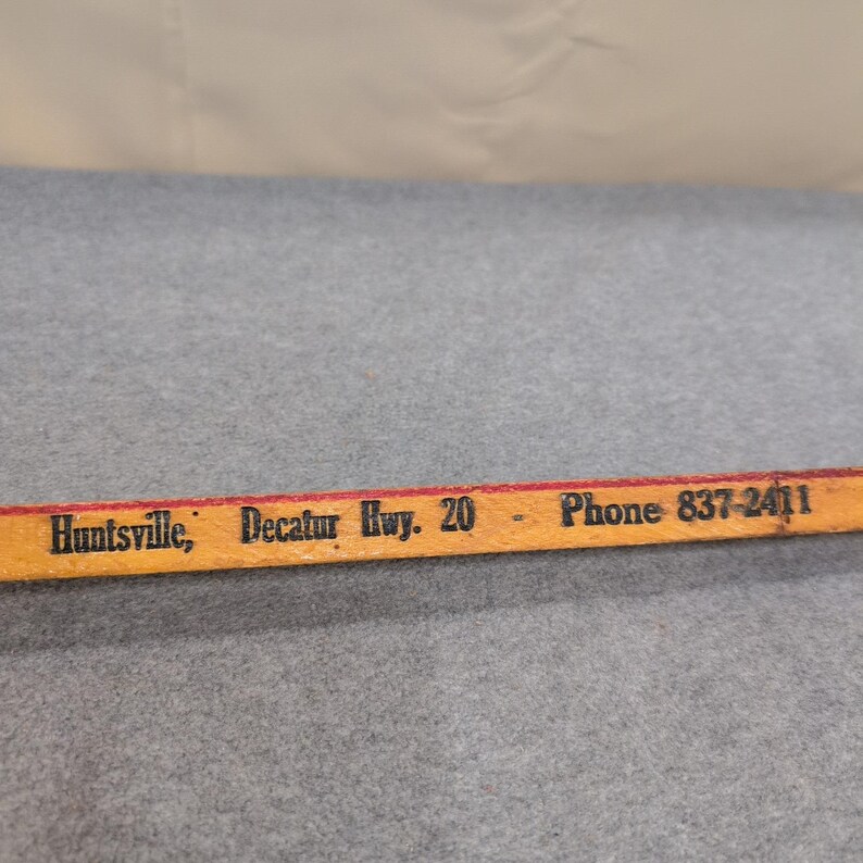 Vintage Joe Money Machinery Co Inc Alabama Advertising Wooden Yardstick Ruler image 7