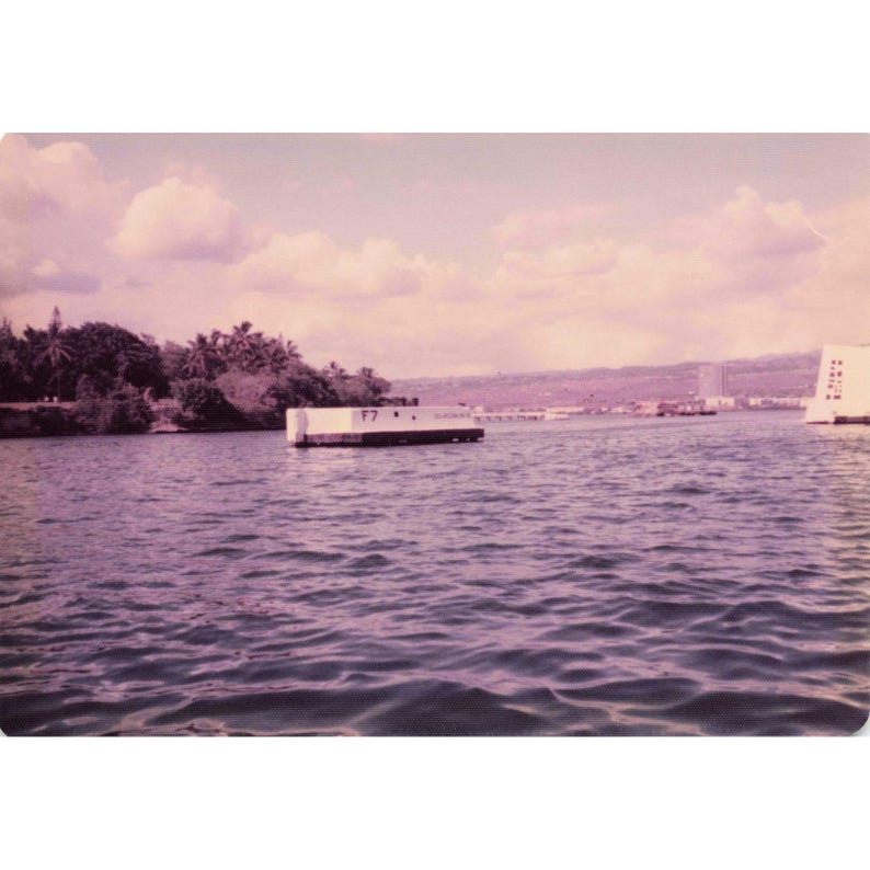 Vintage 1970s Pearl Harbor Battleship Row USS Tennessee Nevada Photos Lot of 8 image 4