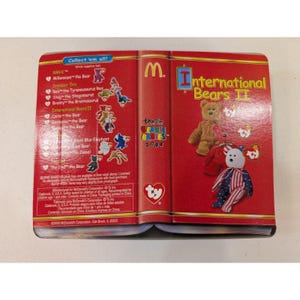 Ty Teenie Beanie Babies International Bears II 2000 McDonald's Complete Set image 2