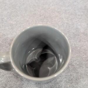 Vintage Michigan State Spartans University Gray Ceramic Kiln Craft Coffee Mug image 3