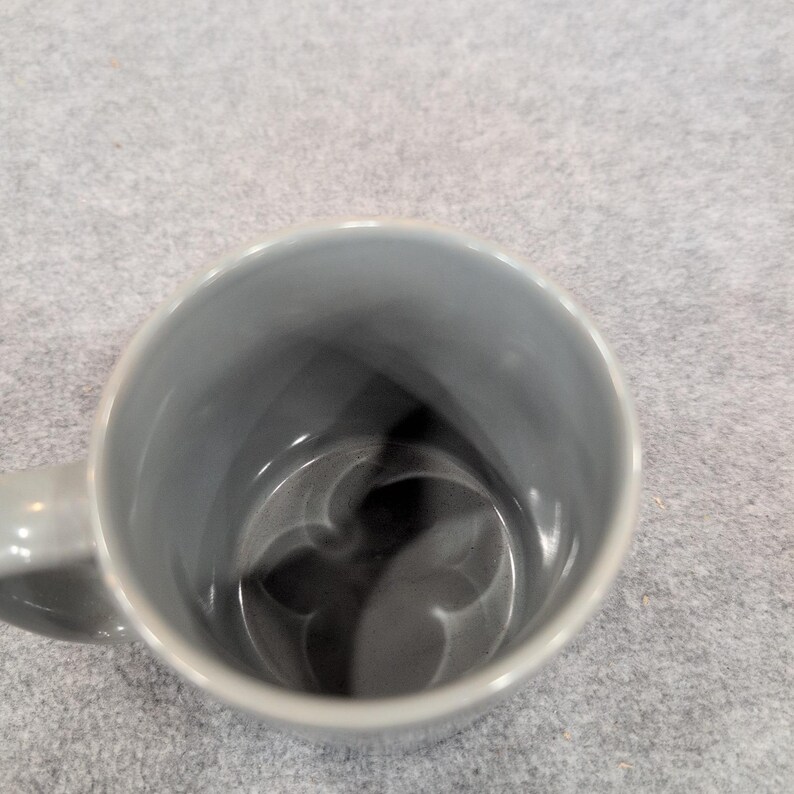 Vintage Michigan State Spartans University Gray Ceramic Kiln Craft Coffee Mug image 3