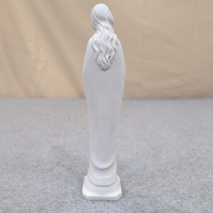 Homco 1425 Vierge Marie en prière - Figurine en porcelaine blanche brillante fabriquée à Taïwan image 2