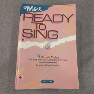 13 Pack More Ready To Sing 14 Thematic Medleys SATB Russell Mauldin Brentwood image 1