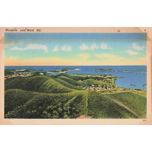 Vintage 1940's Postcard Noumea Côté Nord NC Landscape Scenic View New Caledonia image 1