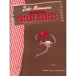 Spartito musicale vintage di Zeke Manners per balli country americani, Robbins Music Corp VG immagine 1