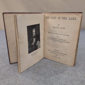 1906 Die Dame vom See Walter Scott Macmillan Hardcover Elizabeth Packard Bild 1