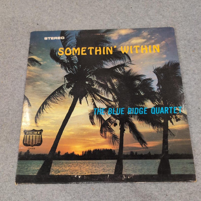 The Blue Ridge Quartet Somethin' Within Vinyl LP Chime Records CH-618 Gospel image 1