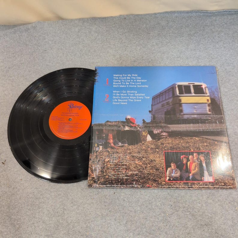 The Singing Echoes Waiting for My Ride Vinyl LP Calvary Records STAV 5188 Gospel image 2