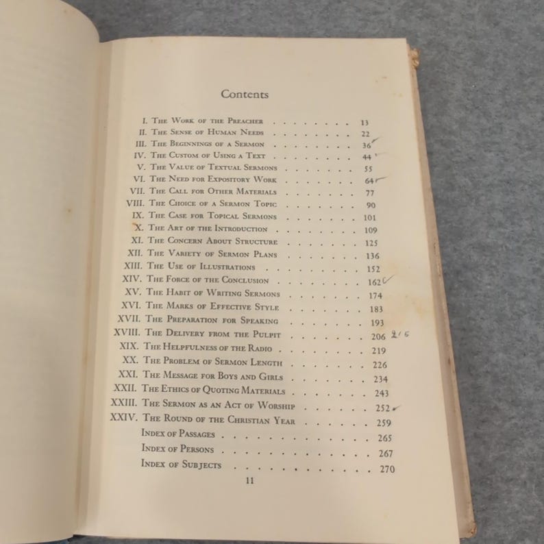 La preparación de sermones, Andrew W. Blackwood, 1948, tapa dura, Abingdon Press imagen 5