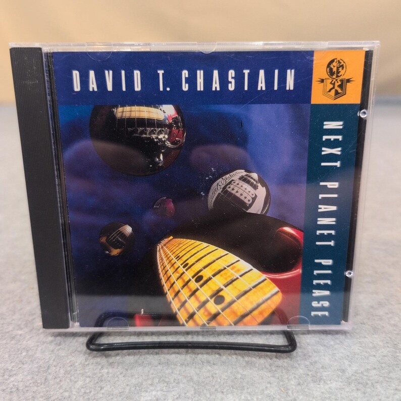 David T Chastain Next Planet Please CD 1994 Leviathan Records Instrumental Rock image 1