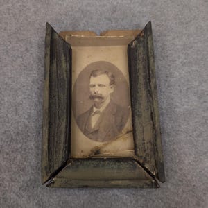 Antique 1880s Cabinet Card Photo Charlie Sampson Goodwater Alabama M. M. Gardner image 1