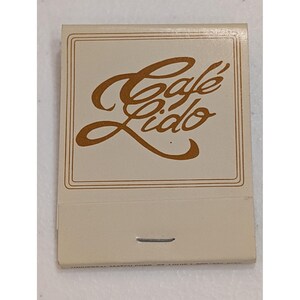 Vintage Doolittle's Long Island Marriott Hotel Cafe Lido Matchbook image 2