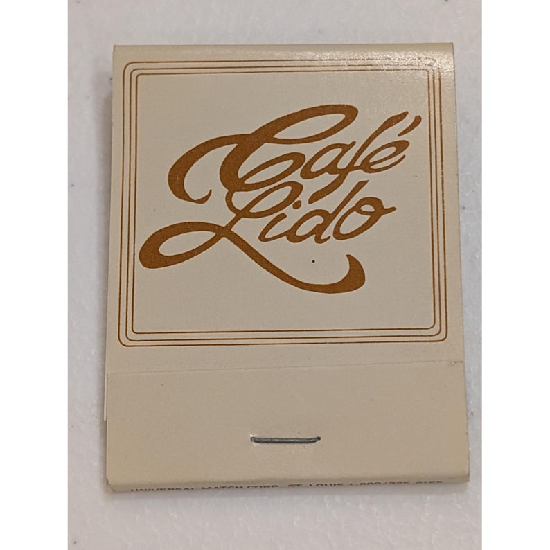 Vintage Doolittle's Long Island Marriott Hotel Cafe Lido Matchbook image 2