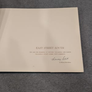 East Street South Wilmary Hitch Elliott Signed 1975 Talladega Alabama History image 4