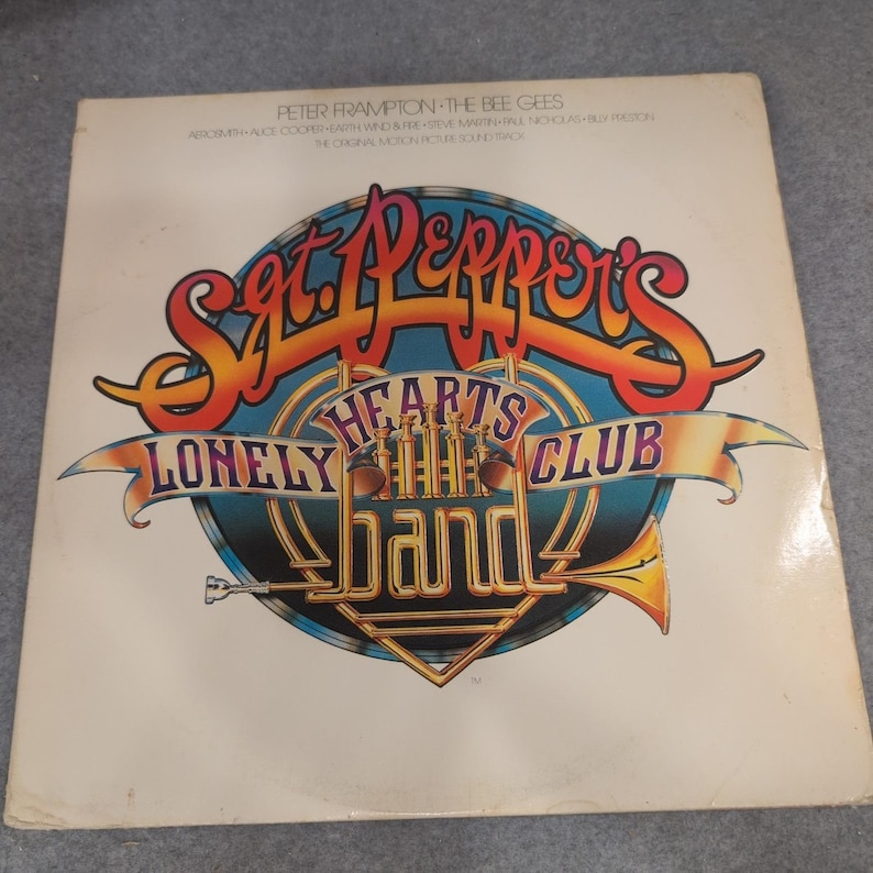 Sgt Peppers Lonely Hearts Club Band Bande originale du film 2LP Peter Frampton Bee Gees image 1