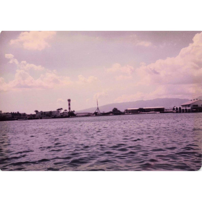 Vintage 1970s Pearl Harbor Hawaii Navy Ships Tour Boat Photo Lot of 8 image 7
