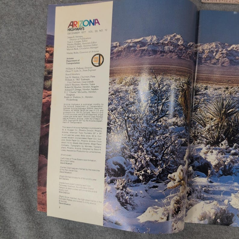 4 Arizona Highways Magazines Collection 1971 1972 1977 Vintage Southwest Travel image 5